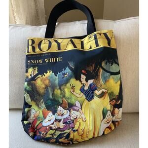 Disney Store. Snow White Royalty Bag. Rhinestone. 15”x14”. Pocket On Backside.